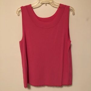 Dressbarn Pink Tank Top Size 18/20